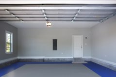 PVC dlažba Mosolut Machine Industrial, 7mm, hladká, modrá