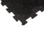 Mosolut Fitness Puzzle Standard 102,5 × 102,5 cm, čierna s 10 % červeným EPDM - Výška [cm]: 1,5