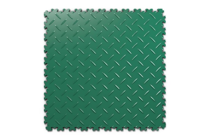 PVC dlažba Mosolut Machine Industrial, 7mm, diamant, zelená