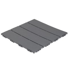 Venkovní dlažba Mosolut Hestra typ Woodlook, šedá, 1 m²