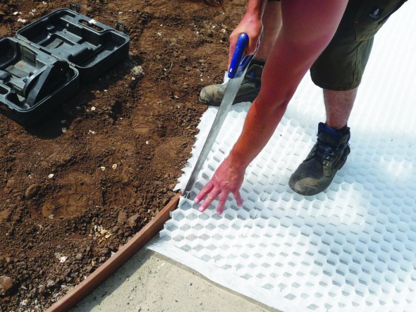 Štrková rohož BERA Gravel Fix PRO, biela