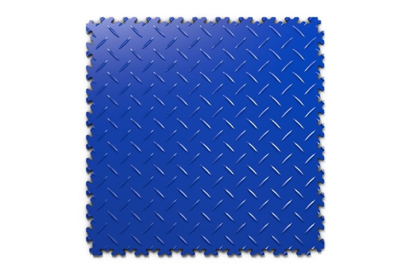 PVC-Bodenfliese Mosolut Machine Industrial+, diamant, Blau