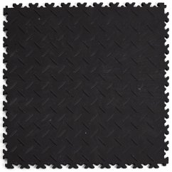 PVC dlažba Mosolut Machine Industrial+ diamant, ECO, čierna