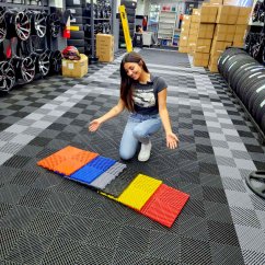 Plastová dlažba Mosolut AERO, modrá