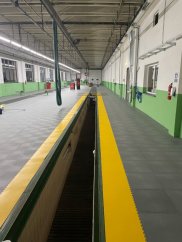 PVC-Bodenfliese Mosolut Machine Industrial, 7mm, diamant, Gelb