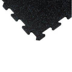 Mosolut Fitness Puzzle Standard 102,5 × 102,5 cm, černá s 10 % modrého EPDM