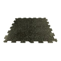 Mosolut Fitness Puzzle Standard 102,5 × 102,5 cm, čierna s 10 % žltého EPDM