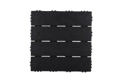Venkovní dlažba Mosolut Hestra typ Woodlook, černá, 1 m²