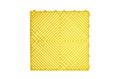 Mosolut AERO plastic floor tiles, yellow