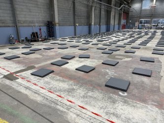 Realizácia priemyselnej podlahy Mosolut v Nemecku 360 m²