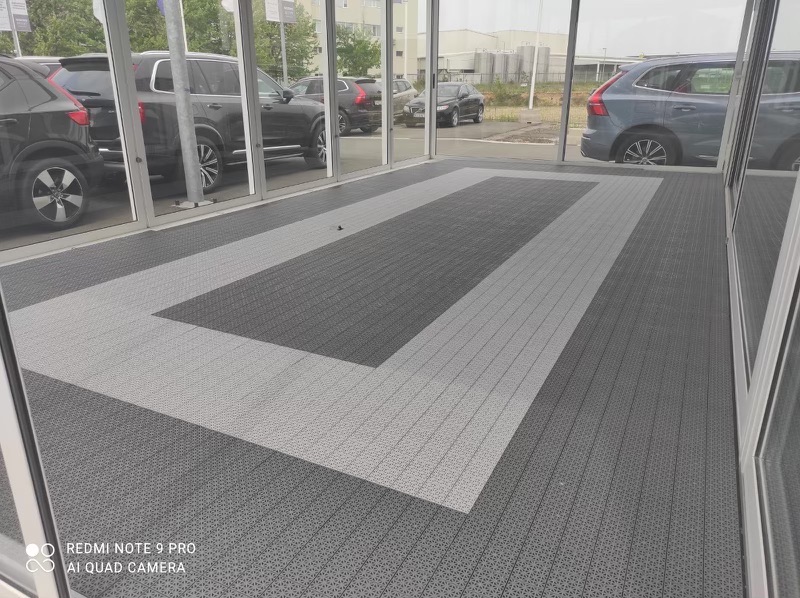 Plastová dlažba Mosolut Hestra Universa, tmavosivá, 1 m²