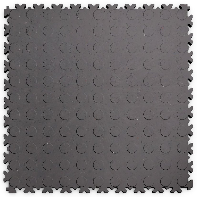 PVC dlažba Mosolut Machine Industrial ECO, 7mm, mince, šedá