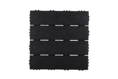 Mosolut Hestra outdoor flooring, Woodlook, black, 1 m²