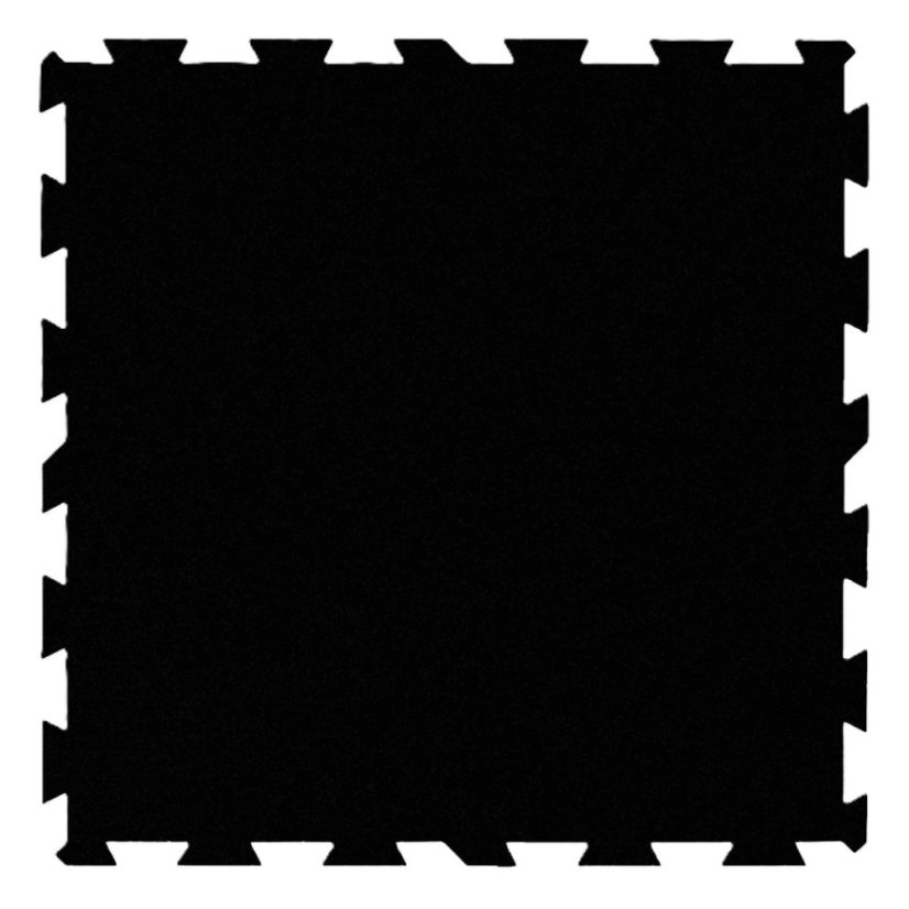 Mosolut Fitness Puzzle Standard 102,5 × 102,5 cm, čierna