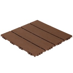 Mosolut Hestra outdoor flooring, Woodlook, dark oak, 1 m²
