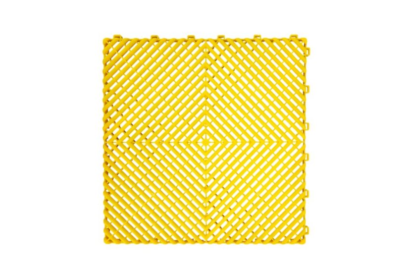 Mosolut AERO plastic floor tiles, yellow