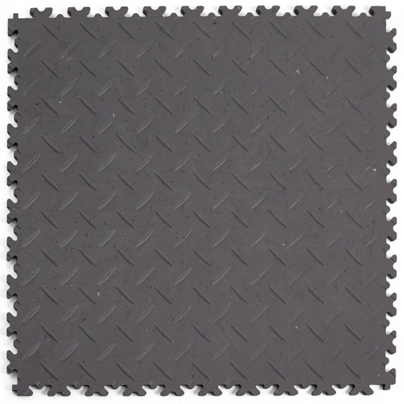 PVC dlažba Mosolut Machine Industrial ECO, 7mm, diamant, sivá