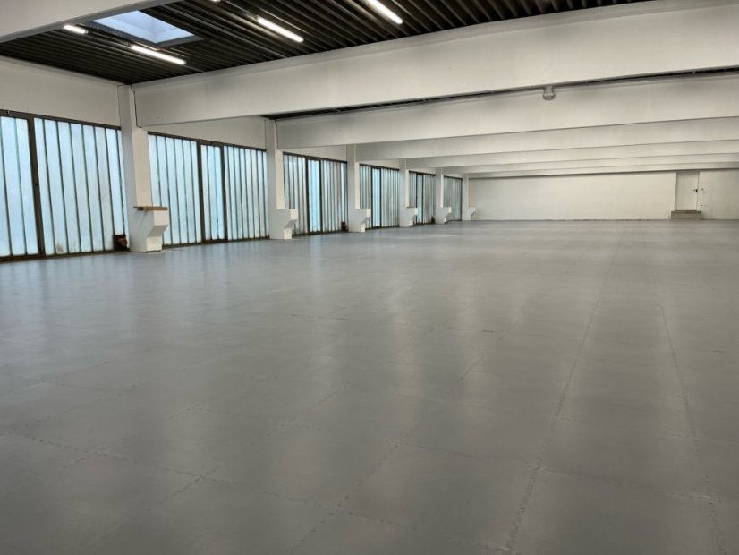 Mosolut Machine Industrial 7 mm PVC Tiles, Smooth, Grey