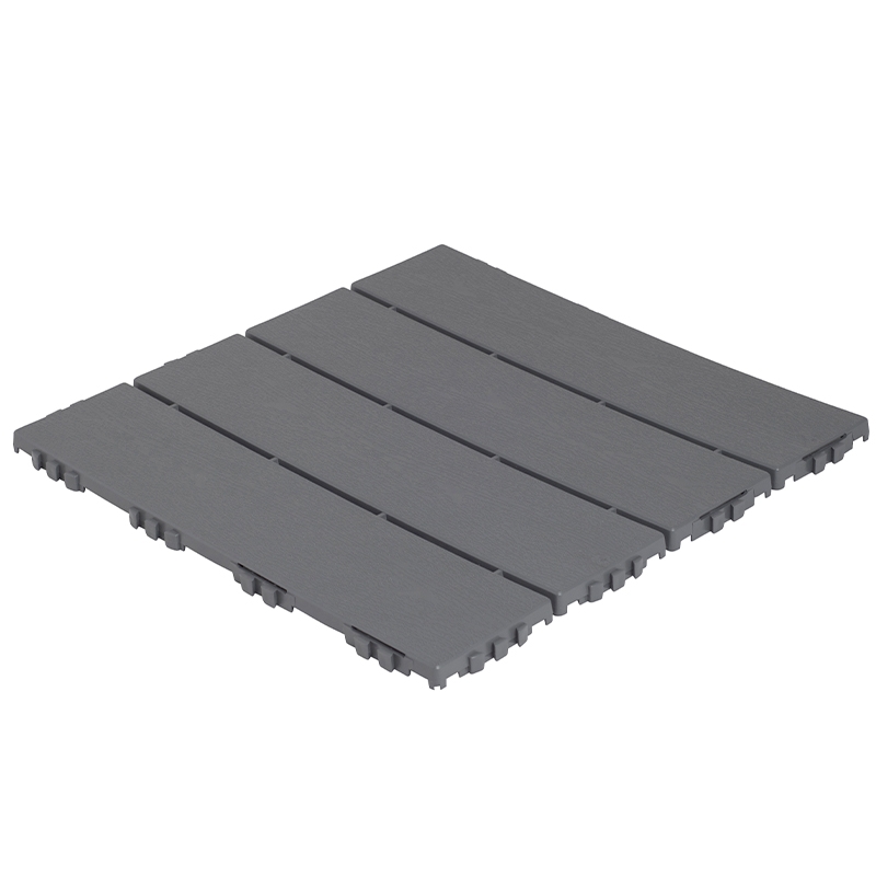 Mosolut Hestra outdoor flooring, Woodlook, grey, 1 m²