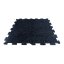 Mosolut Fitness Puzzle Standard 102,5 × 102,5 cm, černá s 10 % modrého EPDM