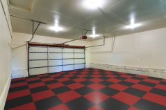 Mosolut Machine Industrial 7 mm PVC Tiles, Diamond, Black