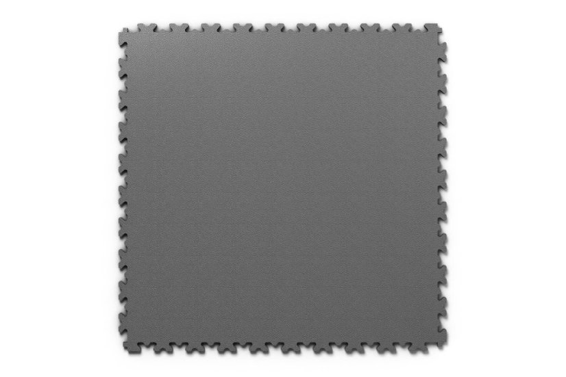 Mosolut Machine Industrial PVC Tiles, 7mm, Smooth, Graphite