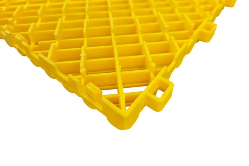 Mosolut AERO plastic floor tiles, yellow