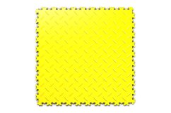 PVC-Bodenfliese Mosolut Machine Industrial, 7mm, diamant, Gelb