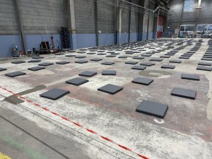 Realizácia priemyselnej podlahy Mosolut v Nemecku 360 m²