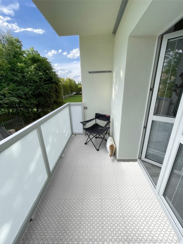 Mosolut Hestra plastic flooring, Klasik, light grey, 1 m²