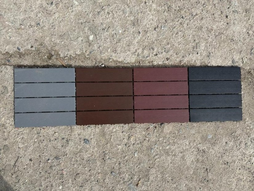 Vonkajšia dlažba Mosolut Hestra Woodlook, tmavý dub, 1 m²