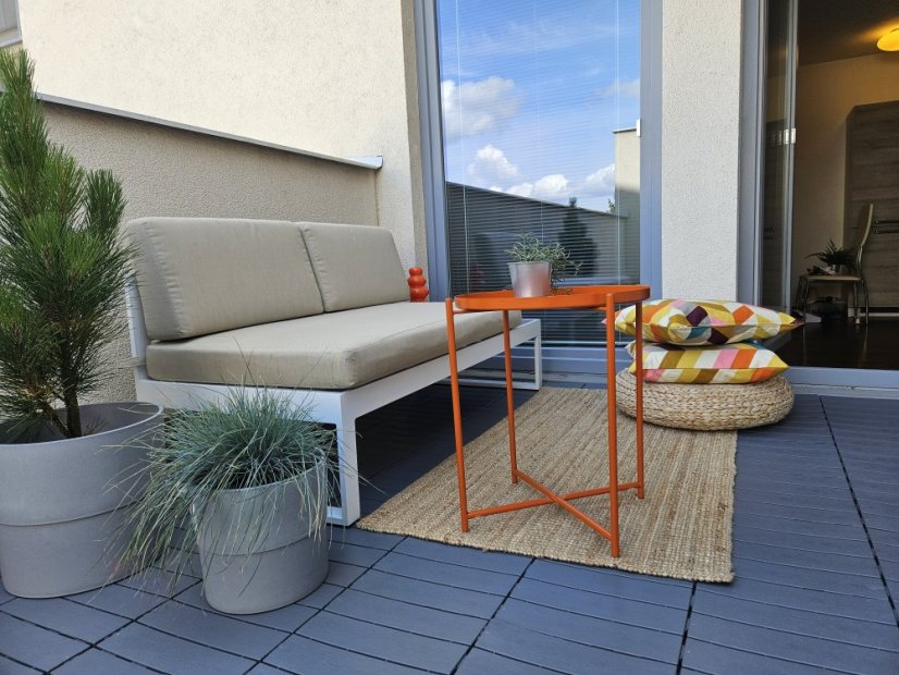 Mosolut Hestra outdoor flooring, Woodlook, grey, 1 m²