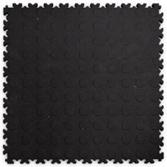 PVC dlažba Mosolut Machine Industrial ECO, 7mm, mince, černá