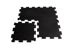 Mosolut Fitness Puzzle Non-visible 50 × 50 cm, černá s 10 % šedého EPDM