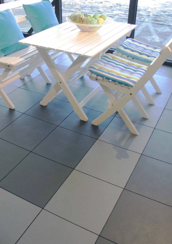 Plastová dlažba Mosolut Stonit, šedá, 1 m²