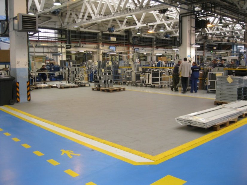 PVC dlažba Mosolut Machine Industrial, 7mm, diamant, šedá