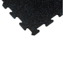 Mosolut Fitness-Puzzle Standard 102,5 × 102,5 cm, čierna s 10 % modrého EPDM
