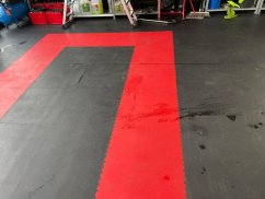 PVC-Bodenfliese Mosolut Machine Industrial ECO, 7mm, glatt, Schwarz