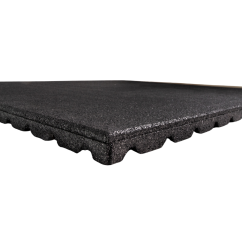 Mosolut Rubber Anti-Shock 100 × 100 cm Indoor, black